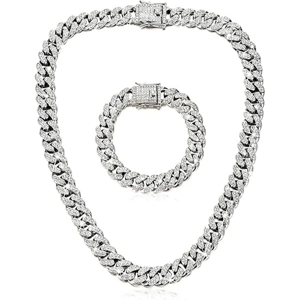 14K Gold Plated Rhinestone Butterfly Choker Necklaces for women men Dainty Zirconia Cut Faux Diamond chain 3mm