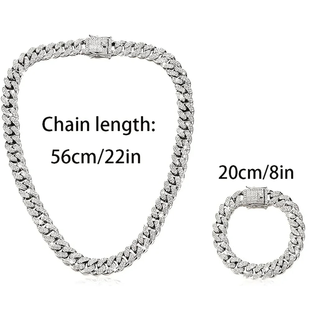 14K Gold Plated Rhinestone Butterfly Choker Necklaces for women men Dainty Zirconia Cut Faux Diamond chain 3mm