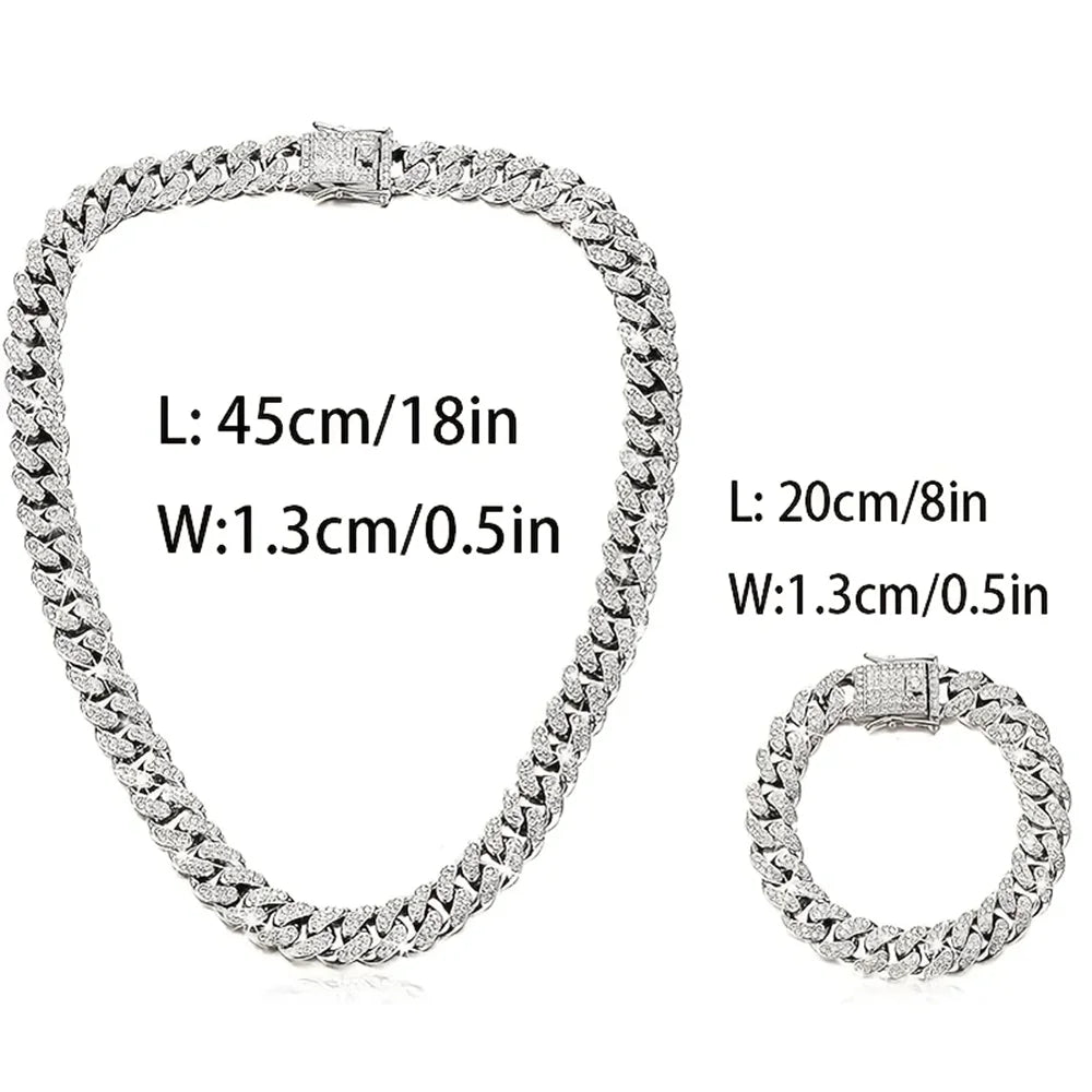 14K Gold Plated Rhinestone Butterfly Choker Necklaces for women men Dainty Zirconia Cut Faux Diamond chain 3mm