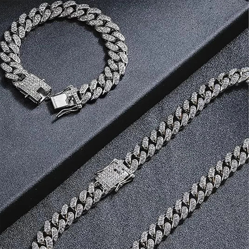 14K Gold Plated Rhinestone Butterfly Choker Necklaces for women men Dainty Zirconia Cut Faux Diamond chain 3mm