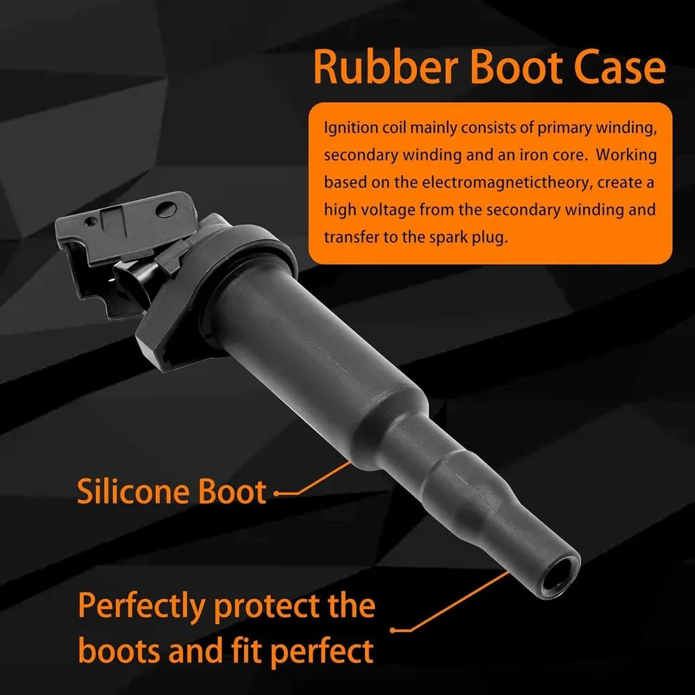 6 Ignition Coils And 6 Spark Plugs Kit For BMW 128i 328i