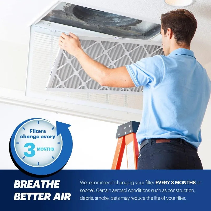 TruFilter 20x20x1 MERV 13 Pleated Air Filter 4 Pack