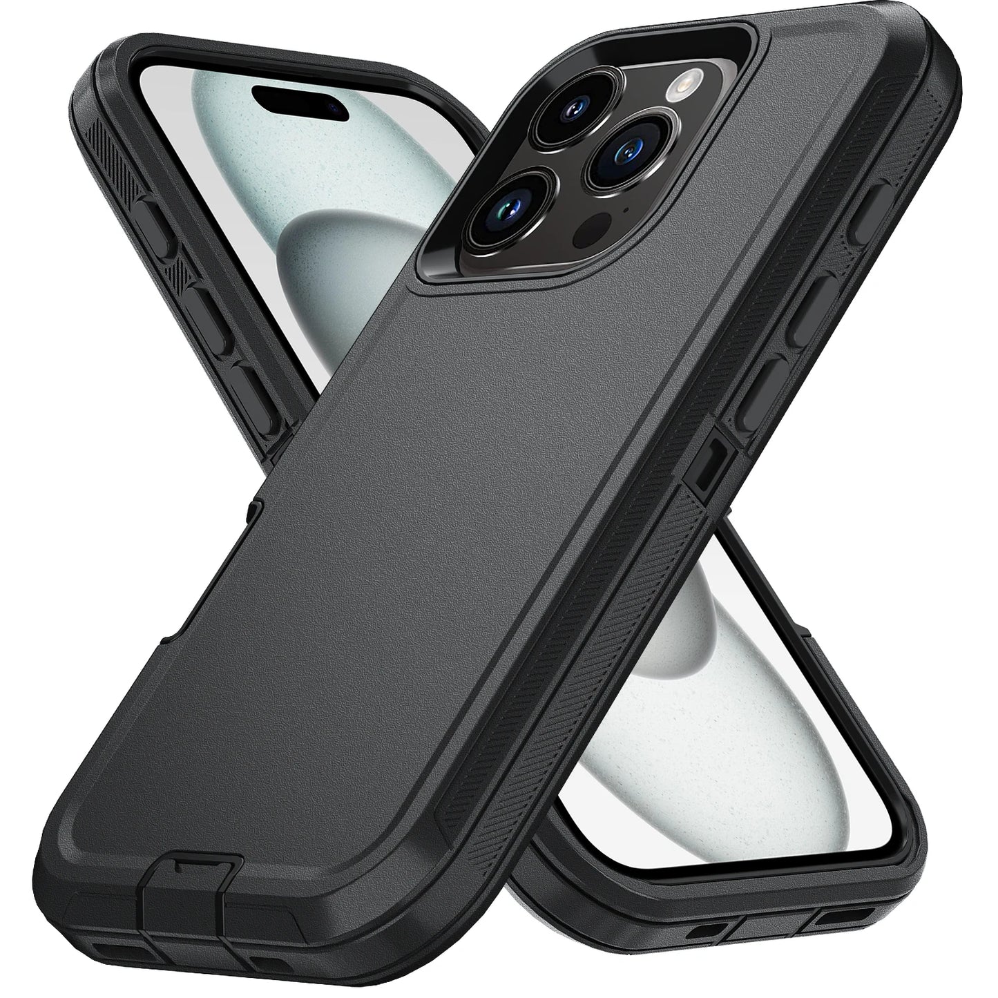 Shockproof Armor Defender Case For iPhone 17 16 Pro Max 15 14 Plus
