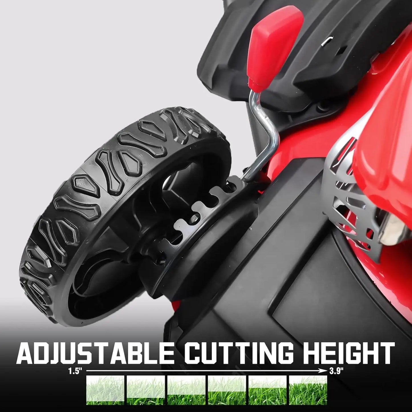 Gas Powered Lawn Mower 18 Inch 144cc Engine 3 in 1 Walk Behind Push Mower Oil Included