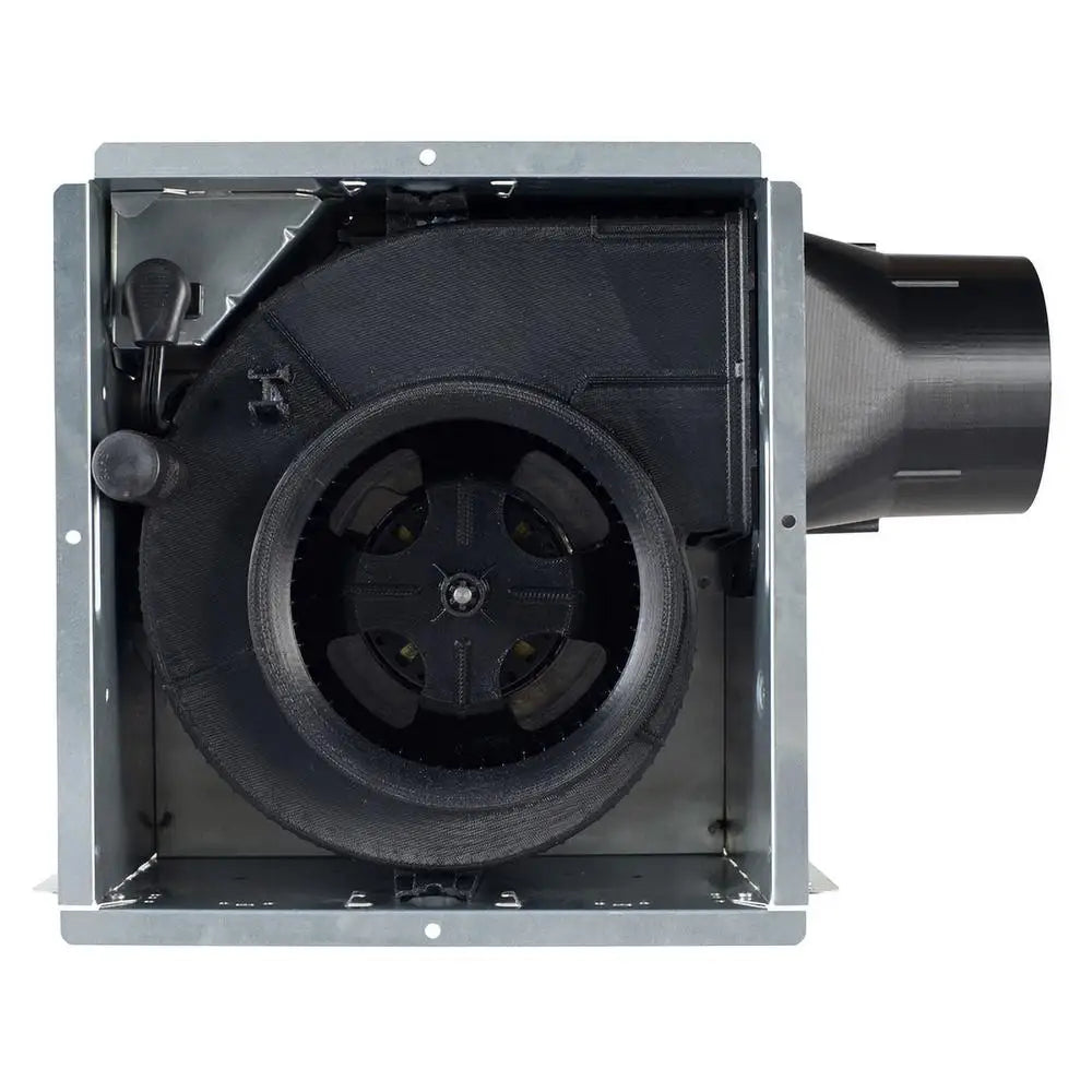Single Speed A110 Ventilation Fan 110 CFM Bathroom Exhaust Fan 4 Inch Duct Horizontal Discharge Steel Housing 3 Sones for 105 Square Feet Area