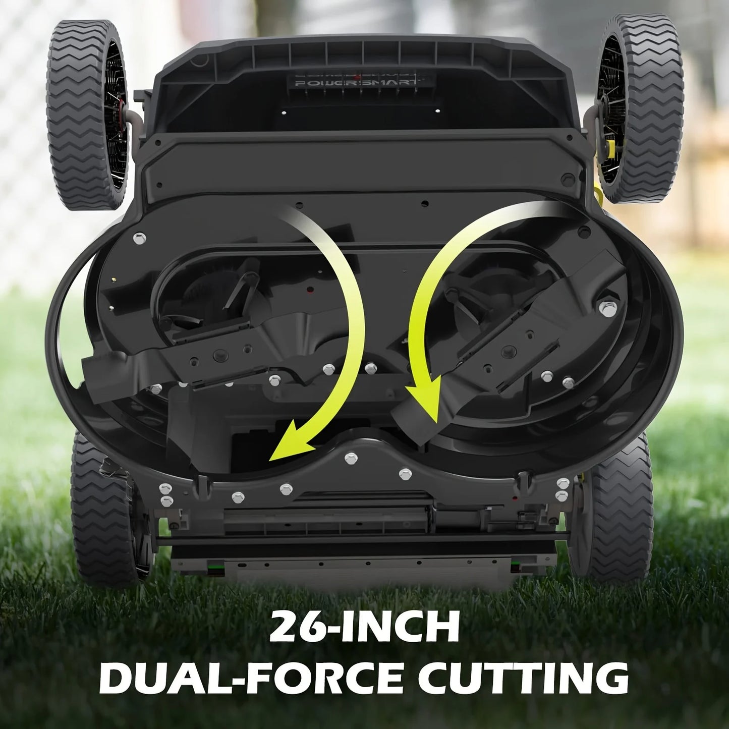 PowerSmart 80V 21 Inch Self Propelled Cordless Lawn Mower With 6.0Ah Battery