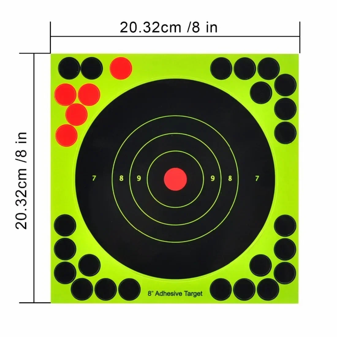 Splatter Reactive Shooting Target Paper Sticker Training