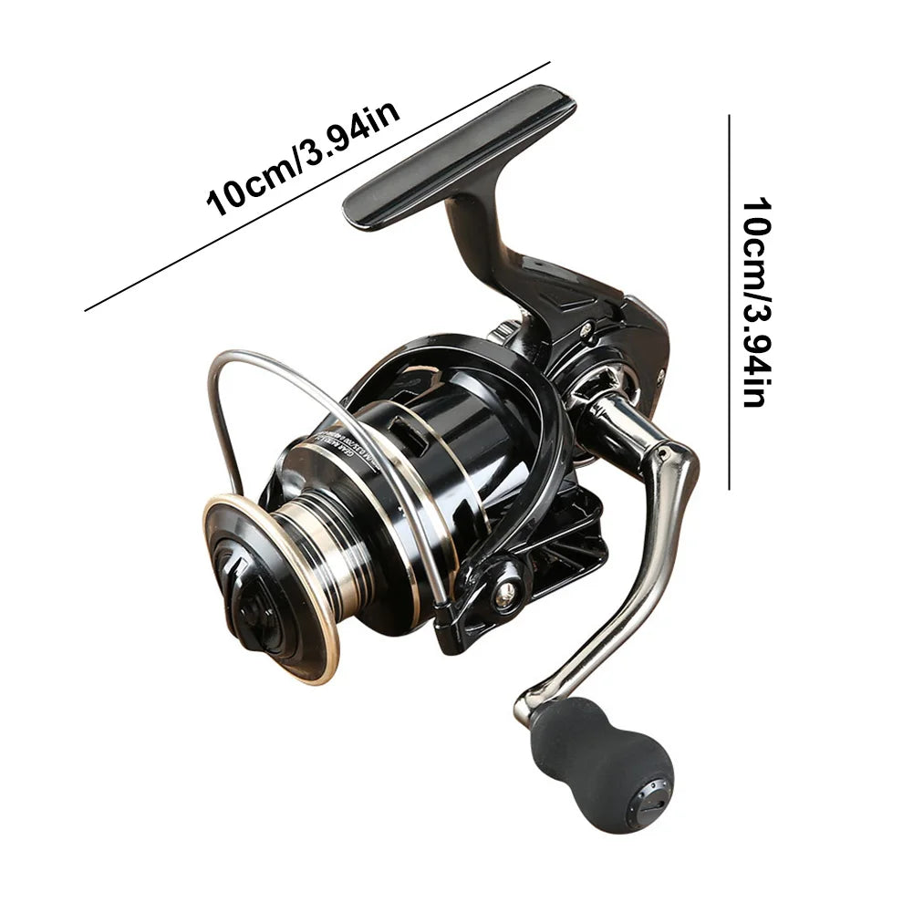 Spinning Reel Max Drag 8KG All-Metal Fishing Reel Fishing Coil Wheel Metal Spool Handle Fishing Tackle Fishing Accessories