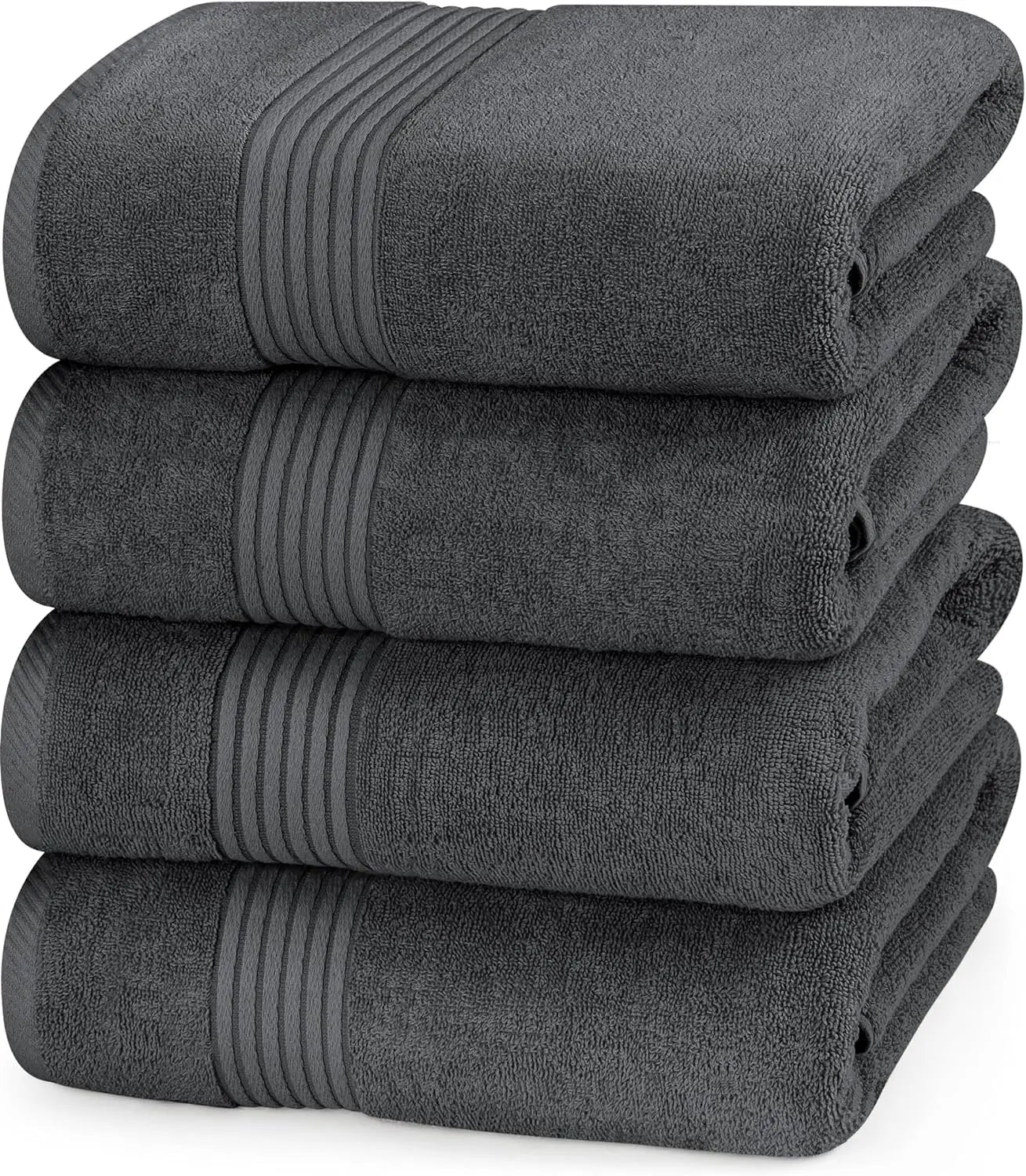 12 Piece Towel Set 27 x 54 Inches 100 Percent Ring Spun Cotton Fast Drying Highly Absorbent Soft Touch