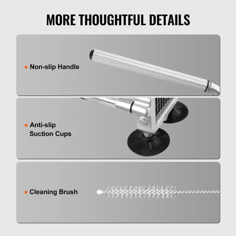 Stainless Steel French Fry Cutter Potato Vegetable Chopper Multi Functional Kitchen Tool with Two Blades