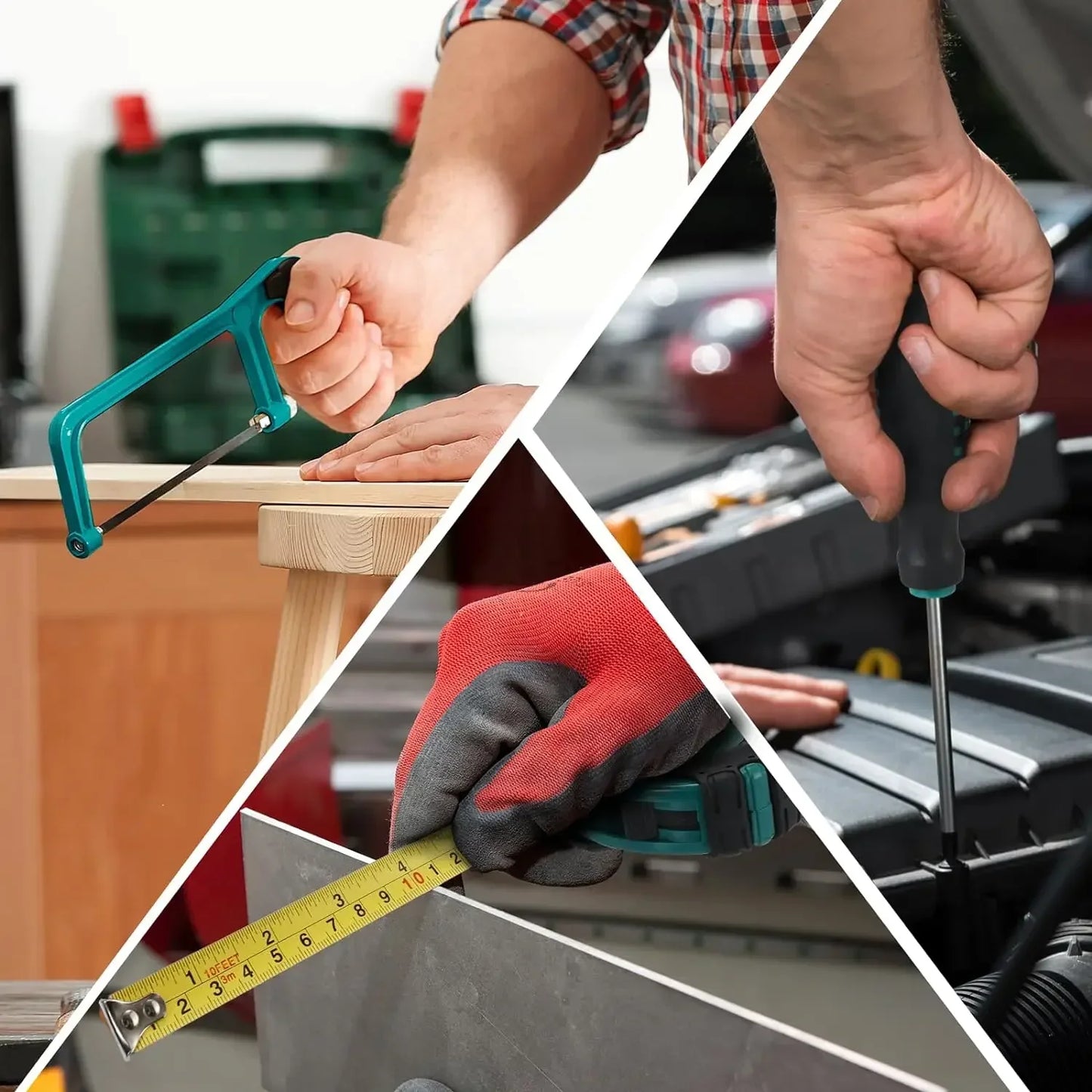 198 Piece Home And Car Tool Set With Ratchet Sockets