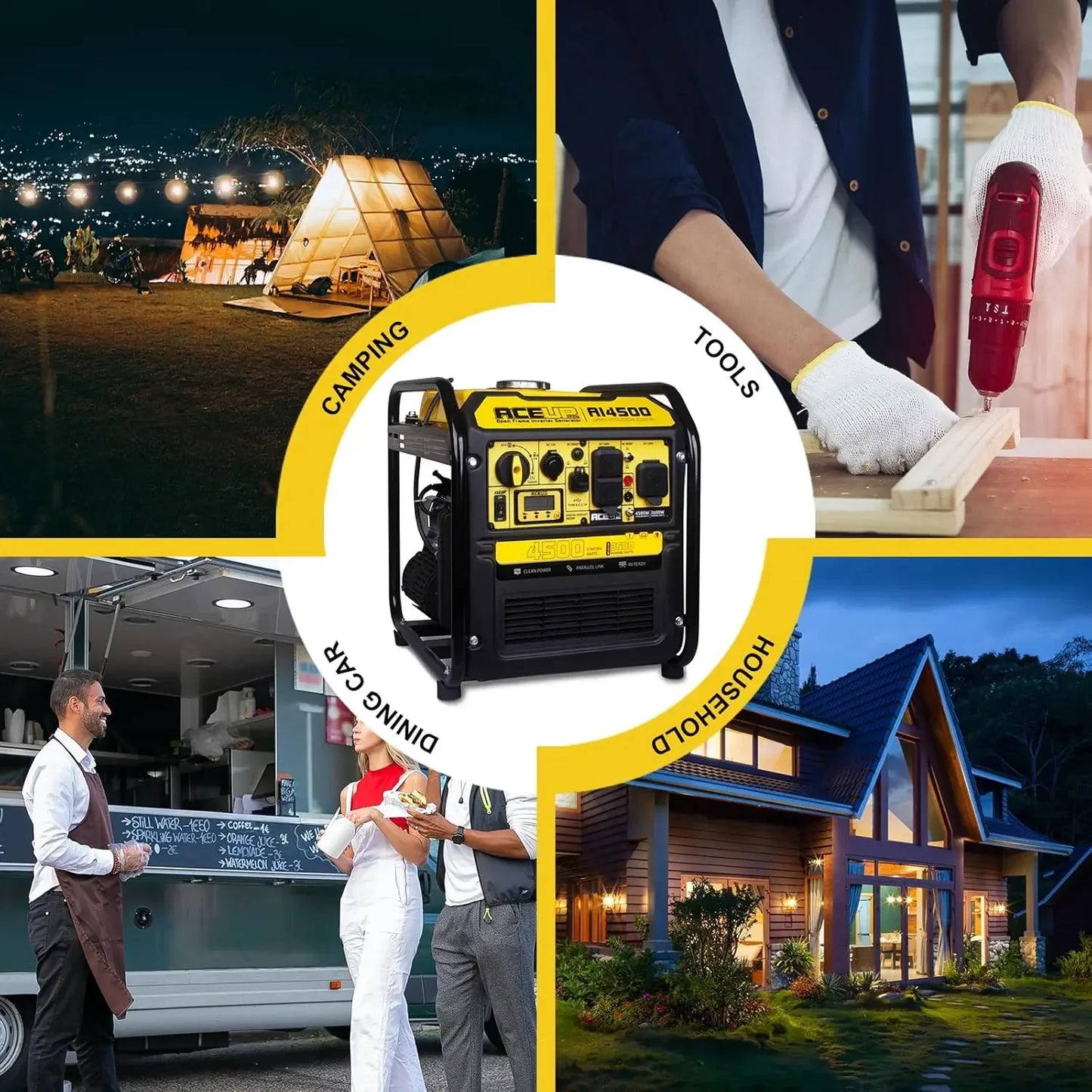 Bestseller 4500W Inverter Generator 223CC EPA Compliant