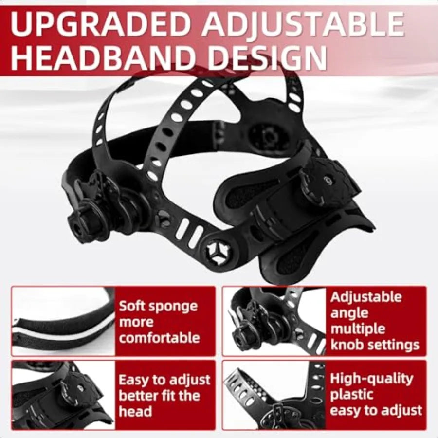 Welding Helmet Auto Darkening True Color 1 1 1 2 Optical Clarity Solar Powered Welding Hood Wide Shade 4 913 for TIG MMA MIG AR