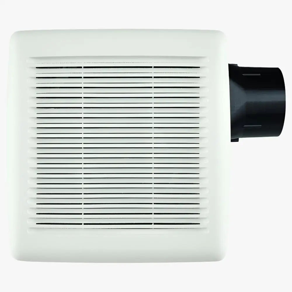Single Speed A110 Ventilation Fan 110 CFM Bathroom Exhaust Fan 4 Inch Duct Horizontal Discharge Steel Housing 3 Sones for 105 Square Feet Area