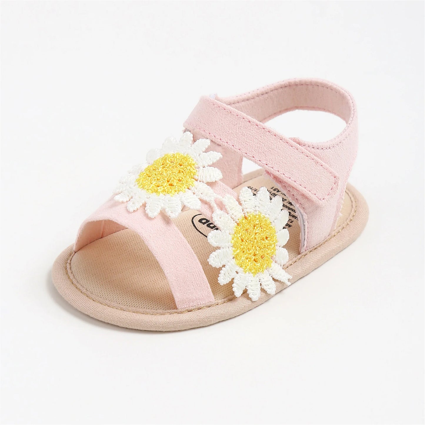 Baby Girls Floral Sandals Soft Sole First Walking Shoes