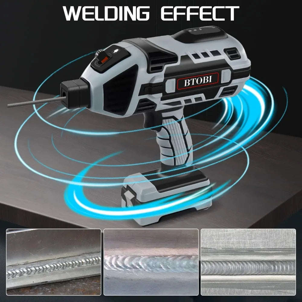Welding Machine,Portable ARC Welder Machine Gun,IGBT Standing Handheld Welding Machine, 6 variable current adjustment,suitable f