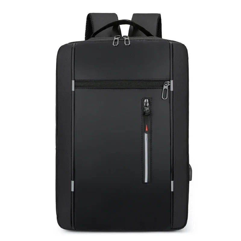 Unisex Waterproof Oxford Laptop Backpack 15.6 Inch USB Port