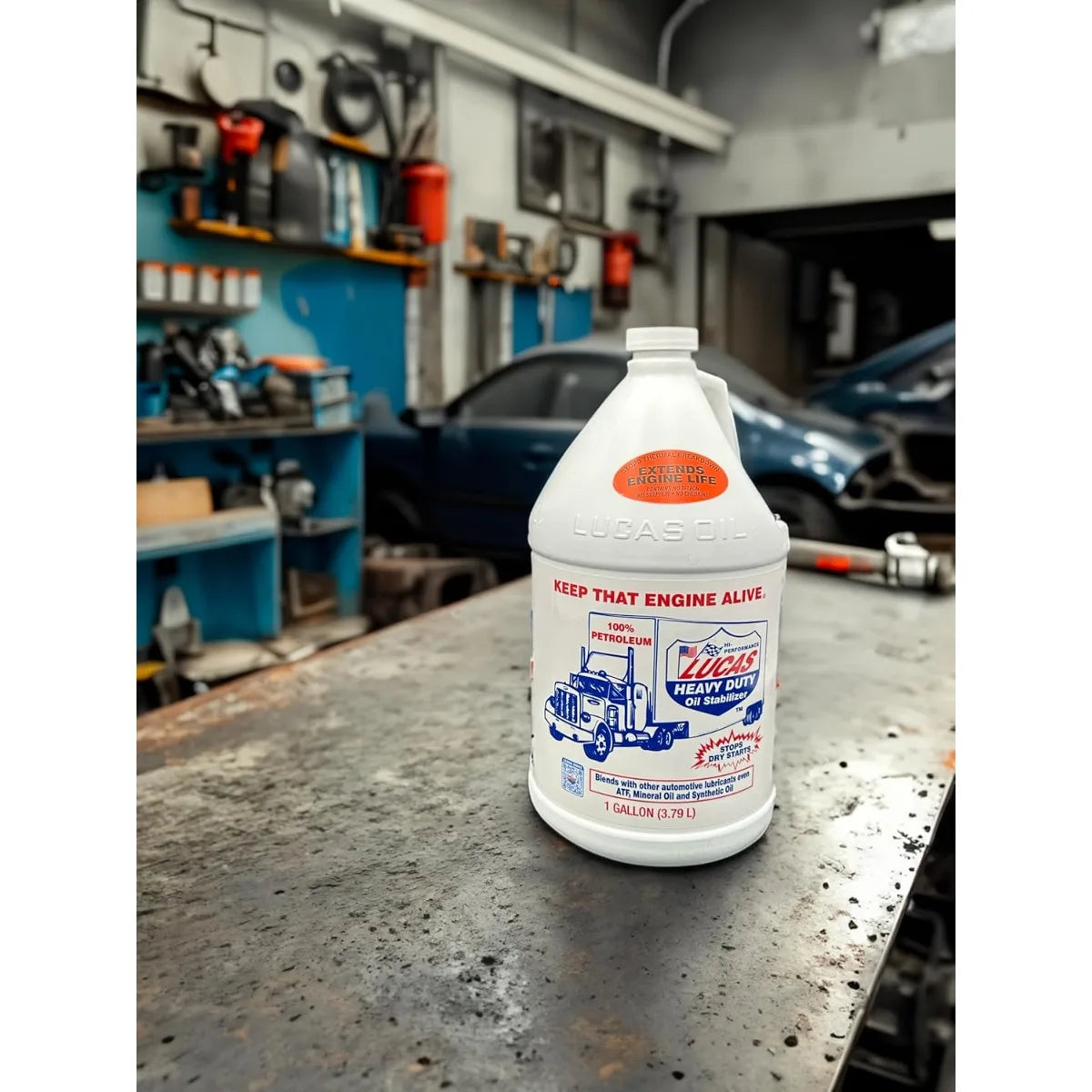 Lucas Oil 10002 Oil Stabilizer 4x1 Gal Heavy Duty Formula for Engine Protection
