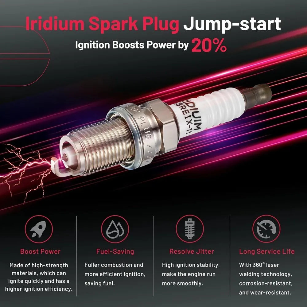 6 Ignition Coils And 6 Spark Plugs For BMW 325i 328i 330i