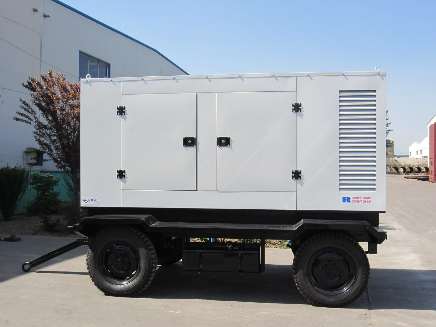 Ricardo 100kVA Silent Diesel Generator 80kW Trailer With R6105AZD Engine