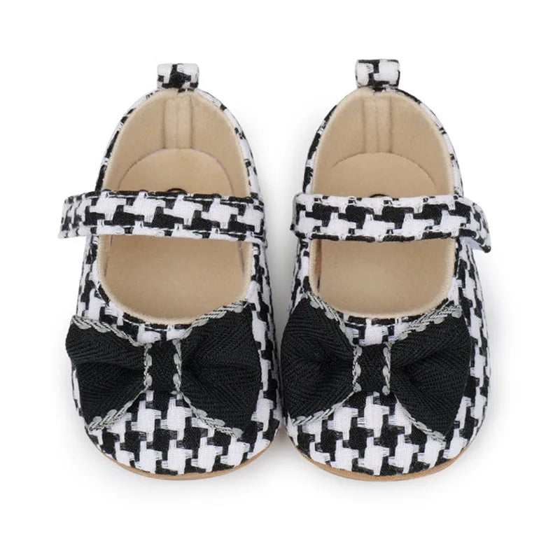 Baby Girl Polka Dot Mary Jane Slip On Flats Newborn