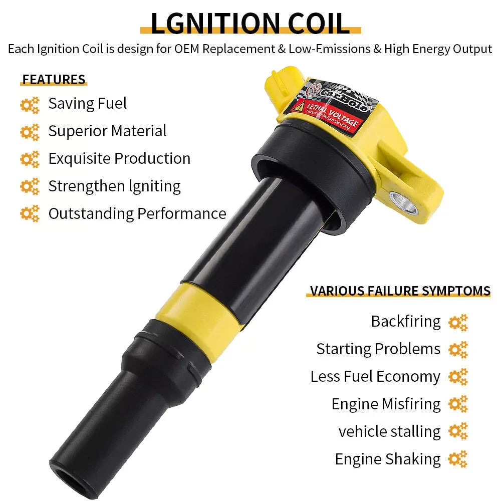 Carbole 4 Ignition Coils And Platinum Plugs For Kia Soul