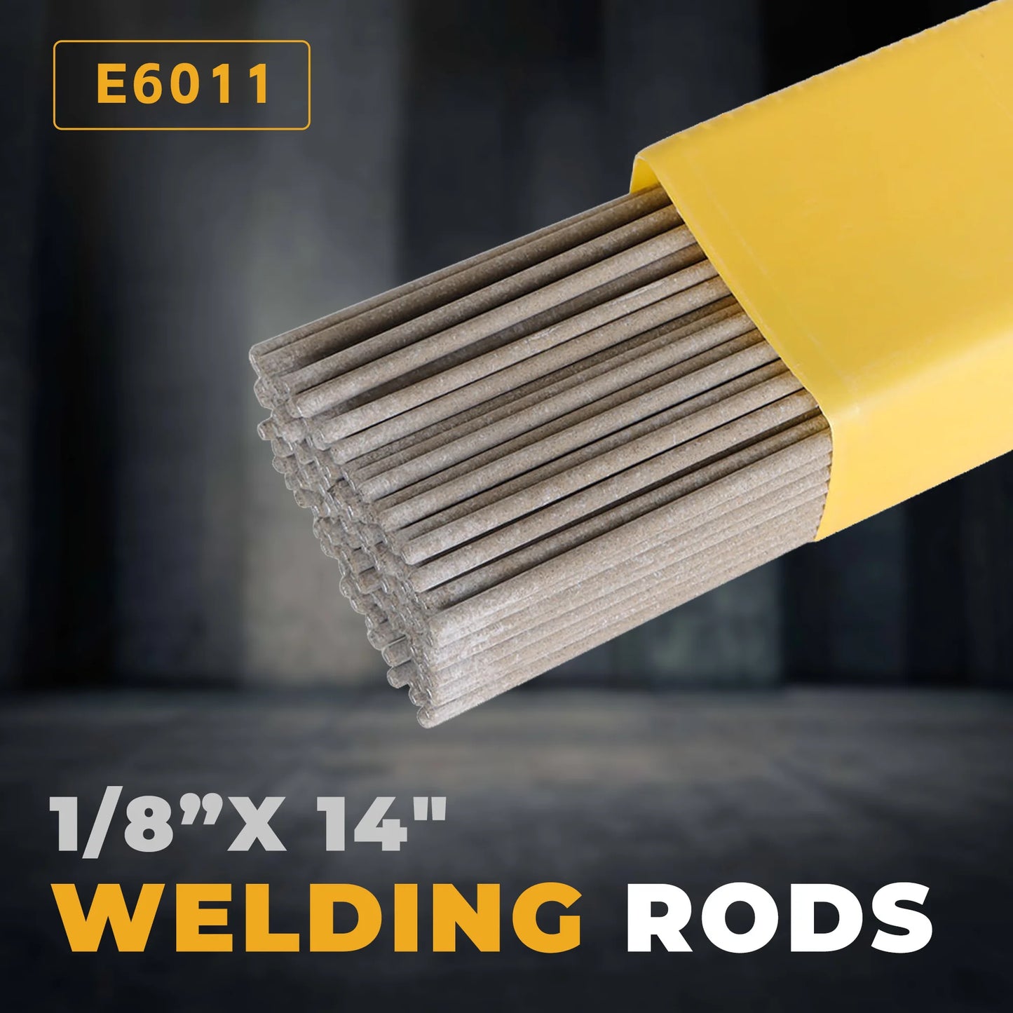 E6011 1/8in x 14in 10 lb Box Welding Rods Carbon Steel Electrode for Welded Carbon Steel