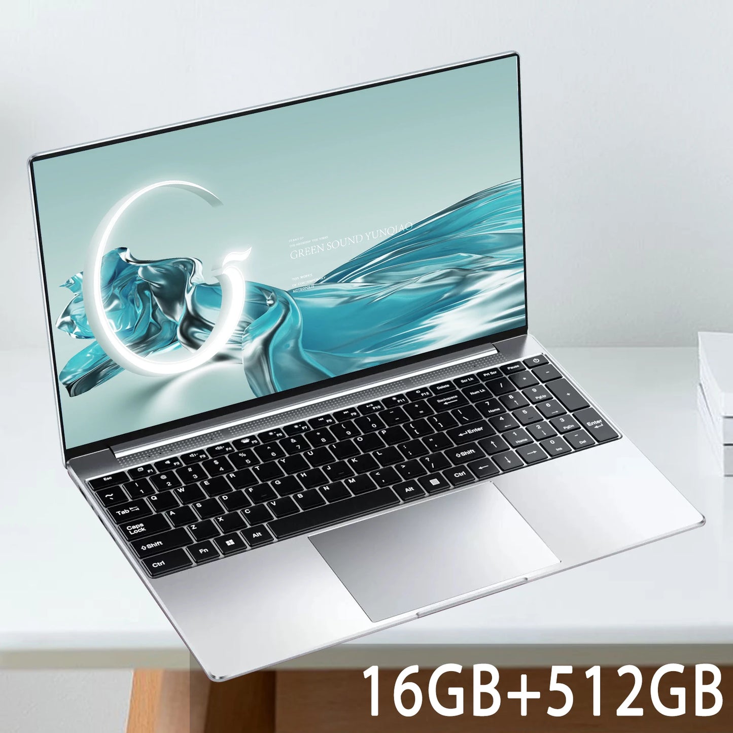 15.6 Inch Laptop Intel Celeron N5095 Gaming Notebook 32GB RAM 2TB SSD Windows 11 Office Study PC 1920x1080 Resolution