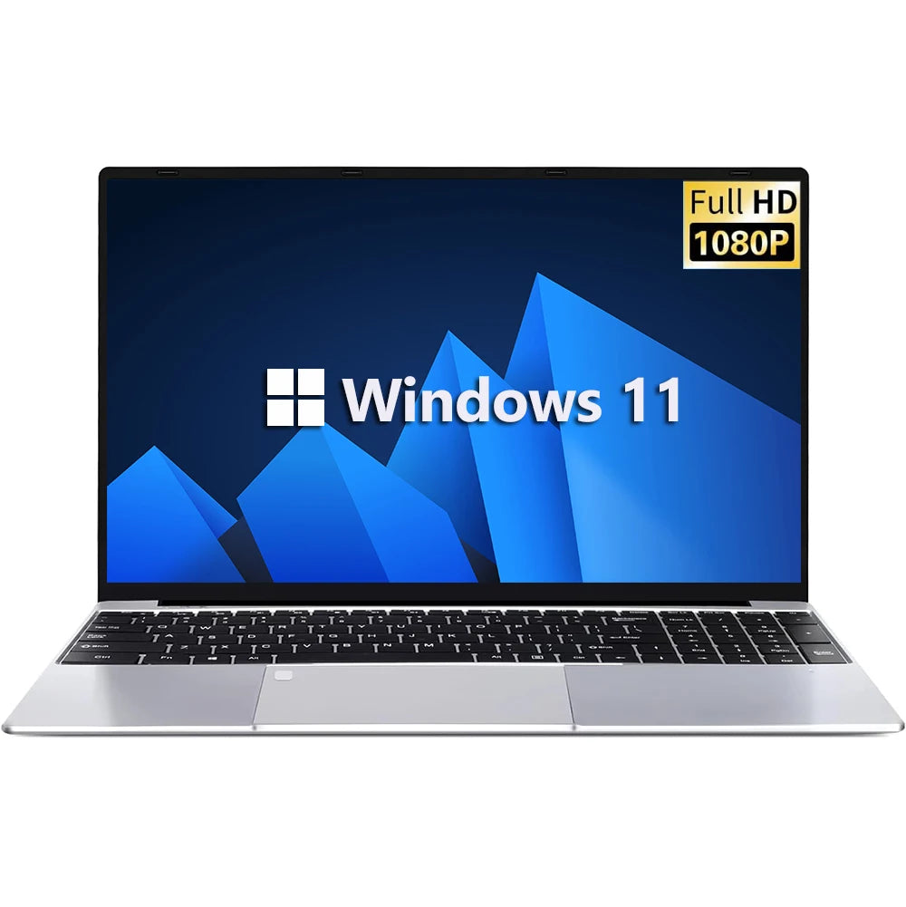 Intel Notebook PC Gamer 15.6 Inch Ultra Slim Laptop Intel Celeron N4000 16GB RAM 1TB 2TB SSD Office Study Computer Windows 11 Pro