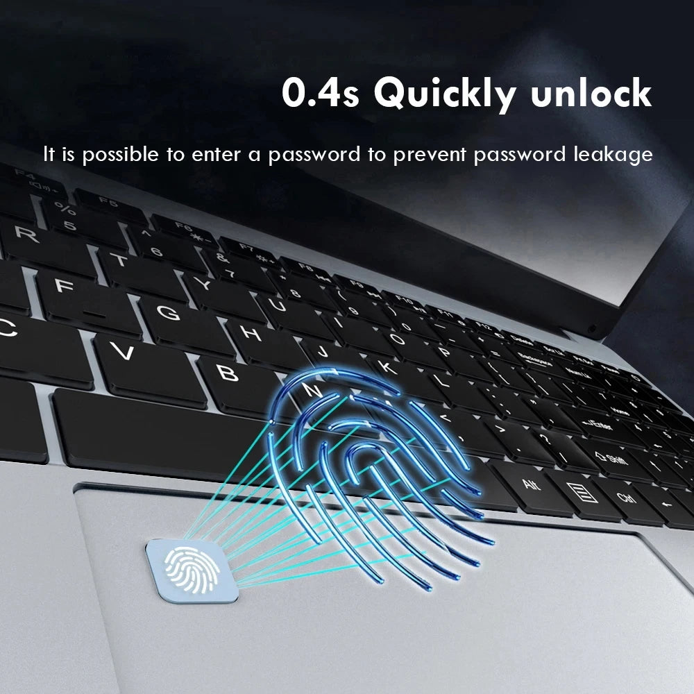 Intel Notebook PC Gamer 15.6 Inch Ultra Slim Laptop Intel Celeron N4000 16GB RAM 1TB 2TB SSD Office Study Computer Windows 11 Pro