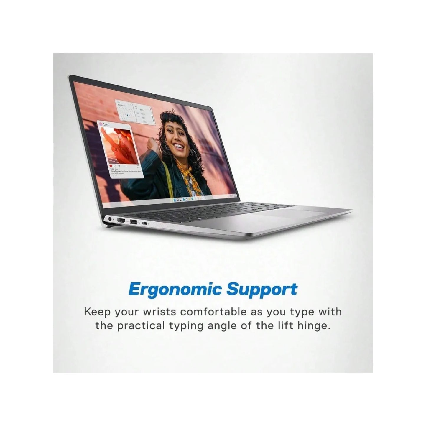 Dell Inspiron 15.6 Inch Business Laptop Intel Core i7 1355U 64GB RAM 4TB SSD Windows 11 Home Platinum Silver