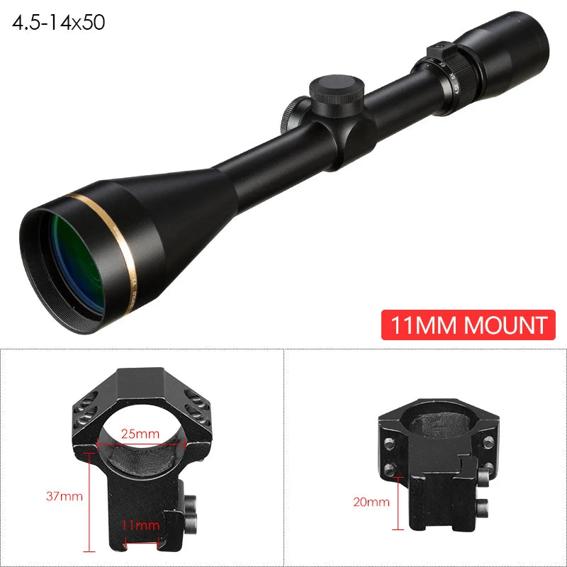 VX Tactical 3.5-10x40 Mil Dot Riflescope Airsoft With Mount