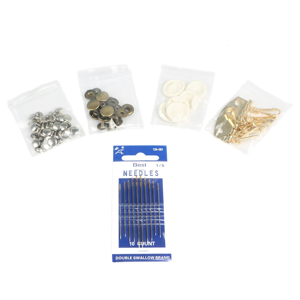 44 Pieces Retro Leather Craft Tools Kit Stitching Sewing Beveler Punch Hand Tool