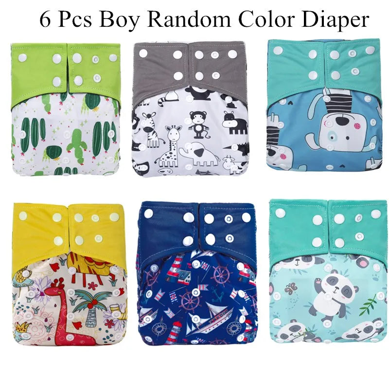 Simfamily Reusable Waterproof Bamboo Charcoal Pocket Diaper