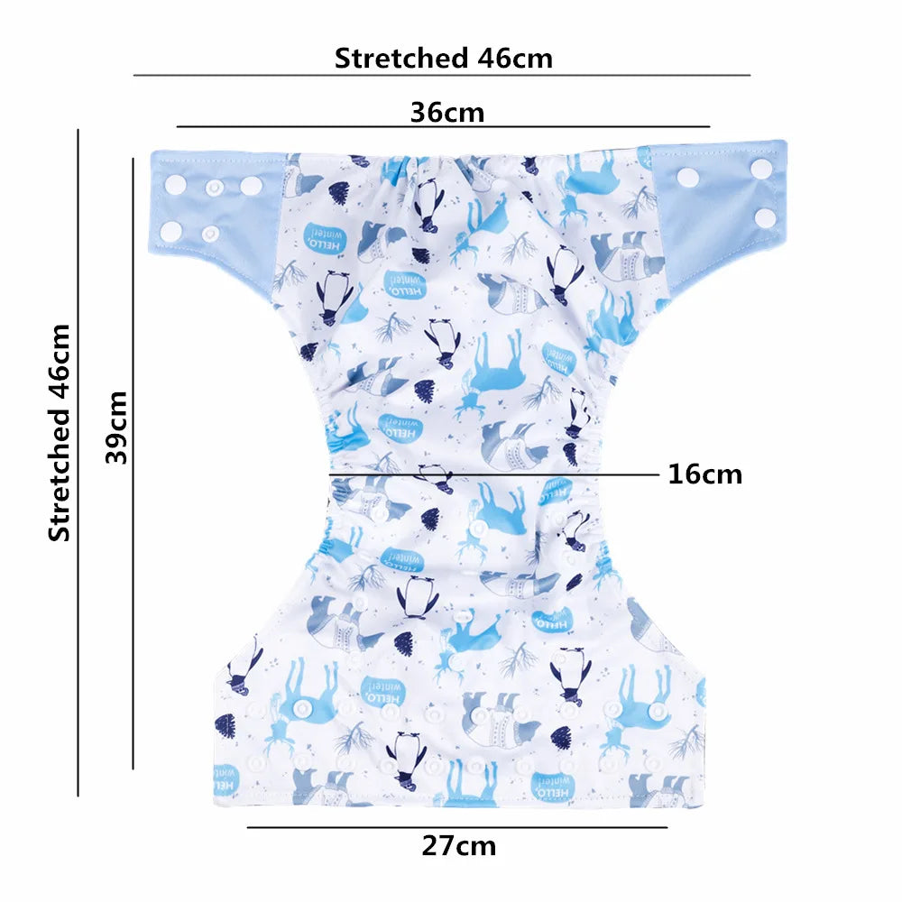 Simfamily Reusable Waterproof Bamboo Charcoal Pocket Diaper