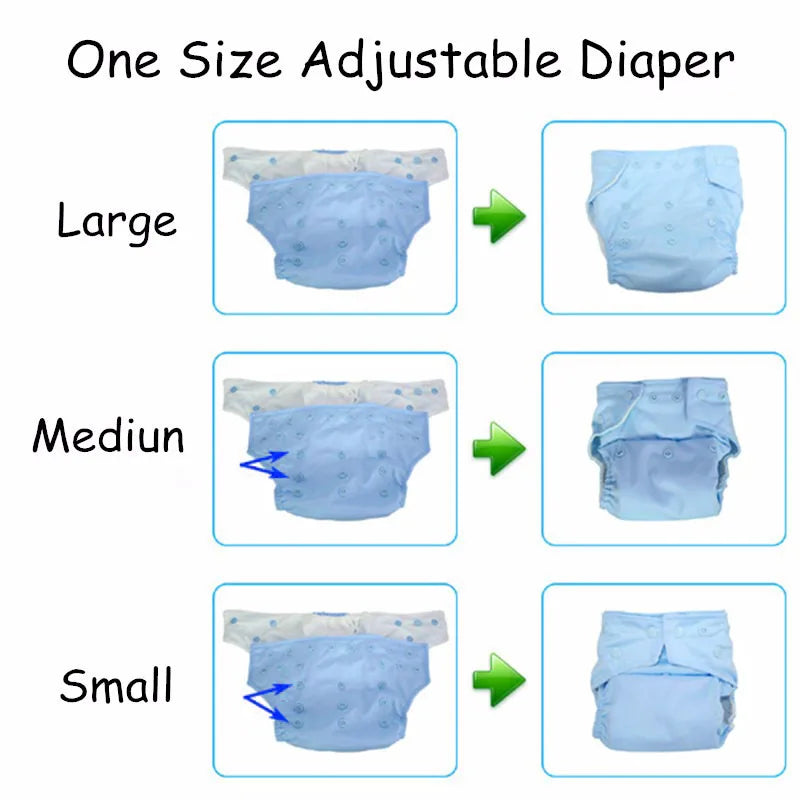 Reusable Waterproof Bamboo Charcoal Pocket Baby Diaper