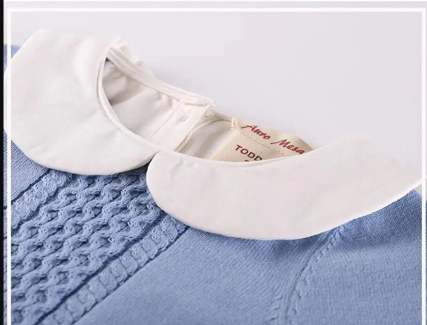 Knitted Baby Romper for Autumn Newborn Long Sleeve Infant Jumpsuit Overalls for Boys and Girls