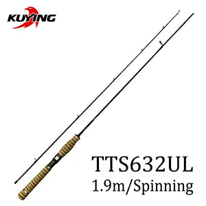 Kuying Teton Super Ultra Soft Light Baitcasting Spinning Lure Fishing Rod Combo 1.56m 1.8m 1.86m 1.9m 1.92m 1.98m