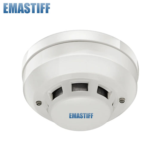 eMastiff Wired Networking Smoke Detector For GSM Alarm System