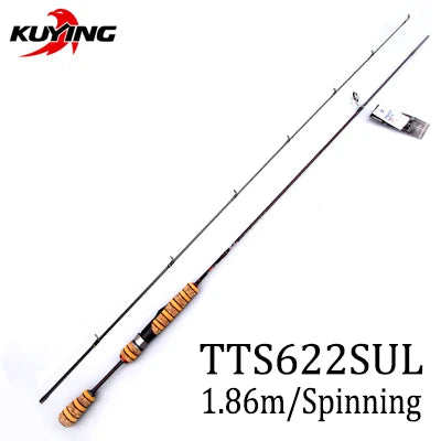 Kuying Teton Super Ultra Soft Light Baitcasting Spinning Lure Fishing Rod Combo 1.56m 1.8m 1.86m 1.9m 1.92m 1.98m