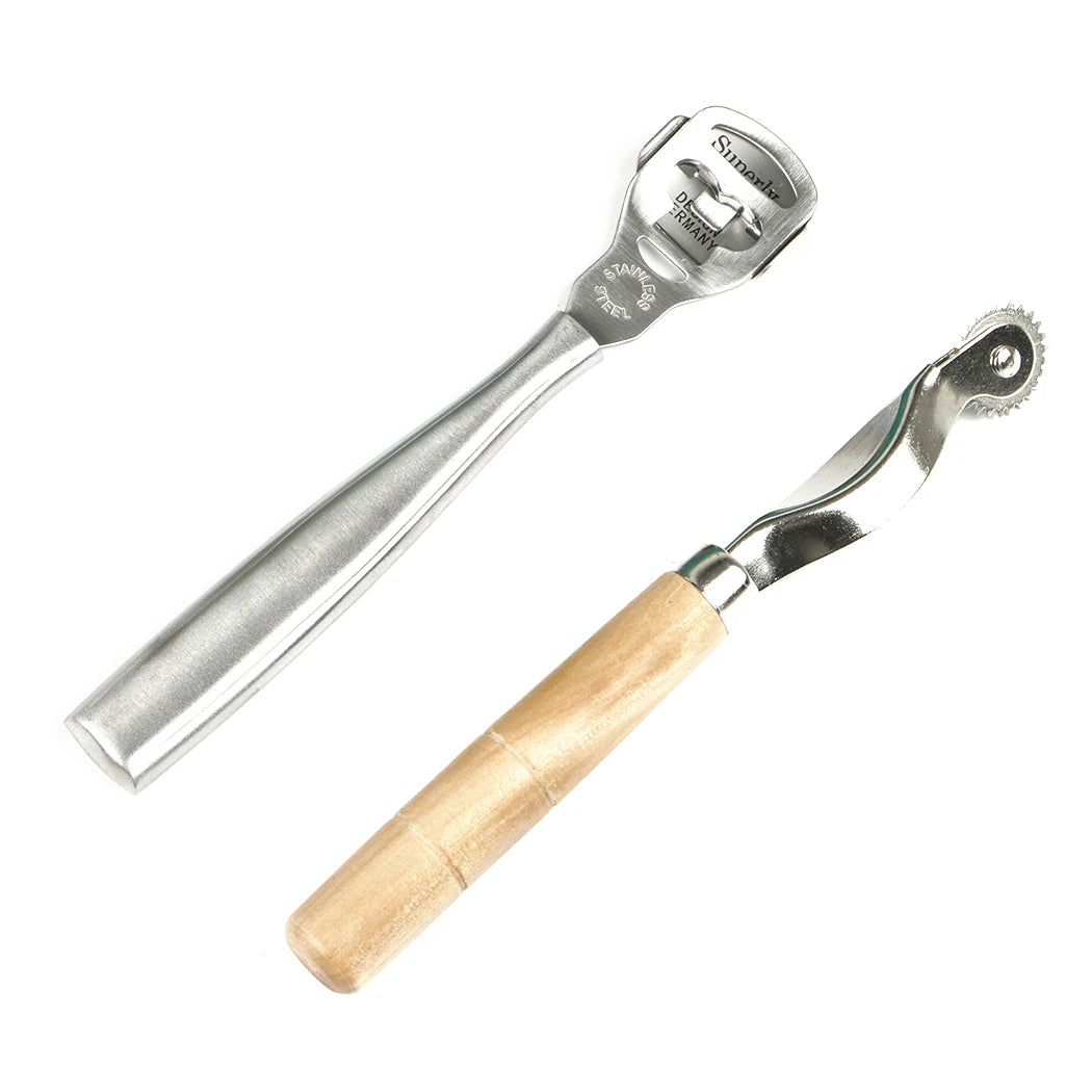 44 Pieces Retro Leather Craft Tools Kit Stitching Sewing Beveler Punch Hand Tool