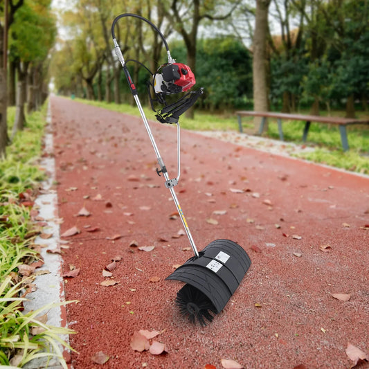 52cc 2 Stroke Gas Commercial Backpack Blower Sweeper 3 In 1 Multi Surface