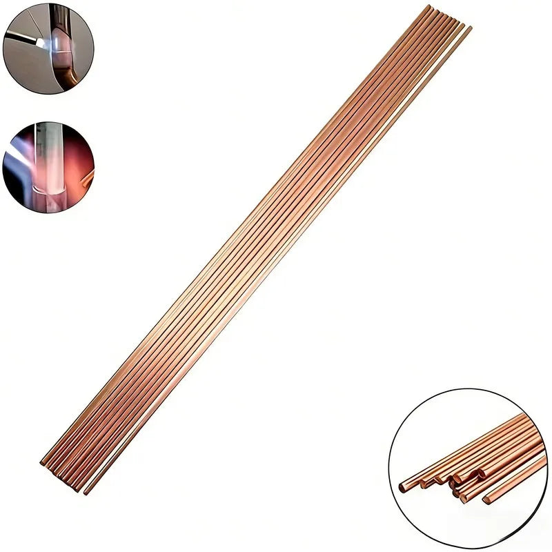 35 Pcs Phosphor Copper Welding Rods (1mm×200mm) | Flux-Free, for AC, Repair, Welding