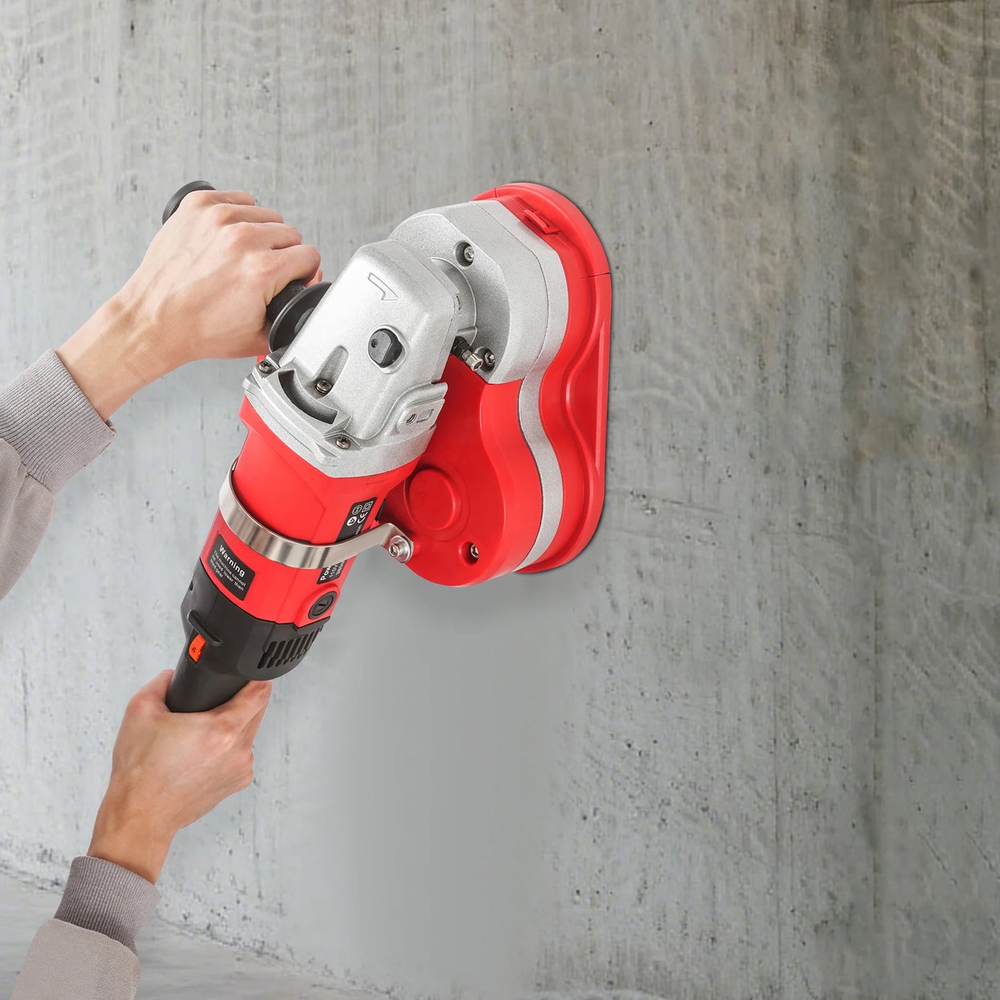 6 Speed Adjustment 2800 Watt Handheld Electric Polishing Machine with 3 Polishing Discs and 3 Diamond Discs for Sanding and Polishing