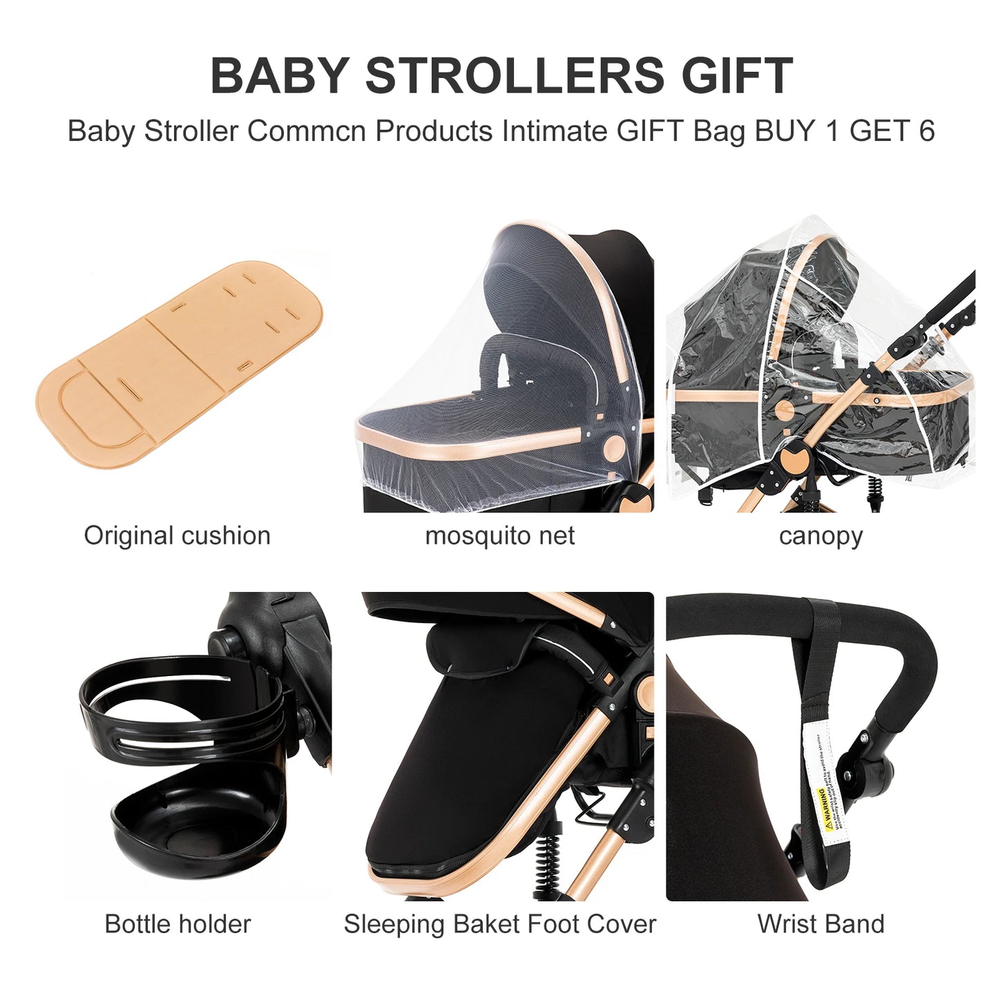 High Quality Newborn Lightweight Baby Stroller Folding Cart Comfort Baby Stroller 3 in 1 Child Safety Seat With ISOfix