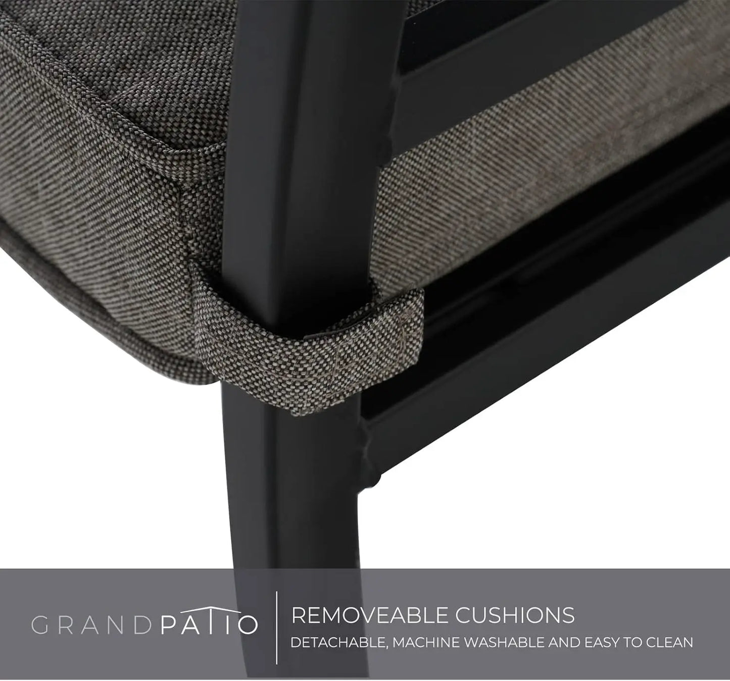 7 Piece Patio Dining for 6 With Cushions and Wood Table