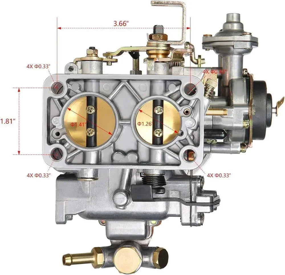 Weber 32 36 DGEV DGV 2 Barrel Carburetor For Nissan Toyota Pickup Mazda B2000