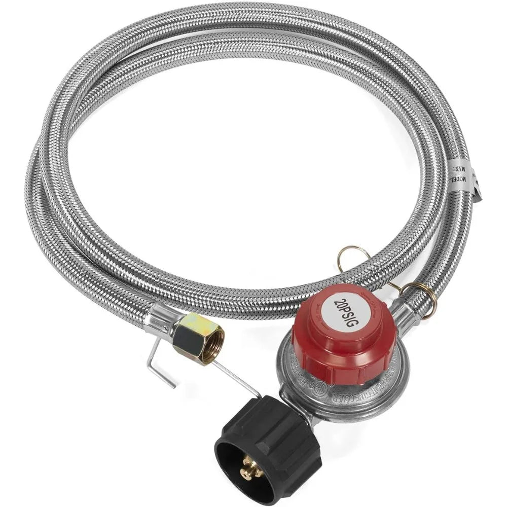 64 Quart Aluminum Deep Fryer With High Pressure Burner For Outdoor Cooking