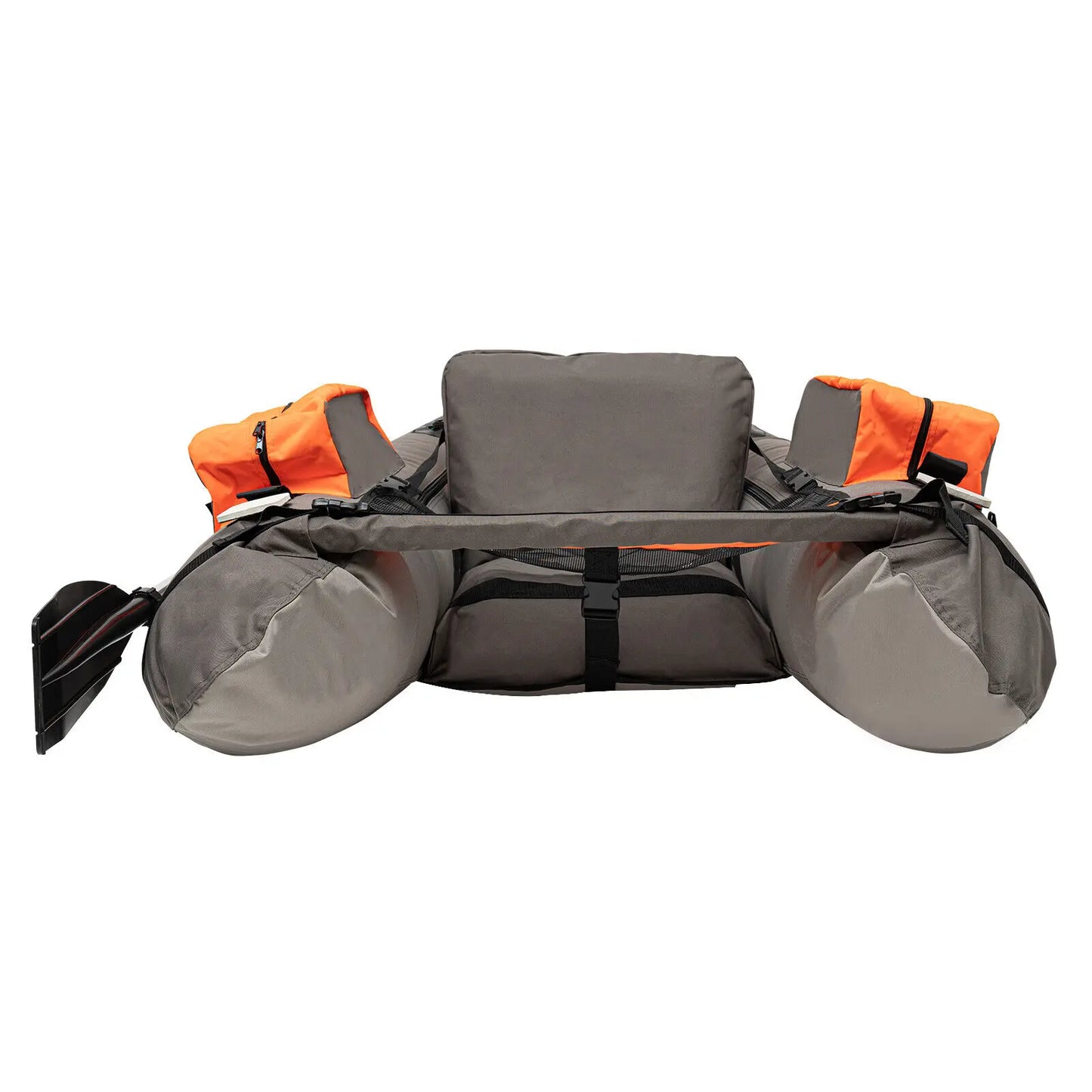 Portable Inflatable Fishing Boat Raft with Adjustable Backrest and Easy Blow Up Design