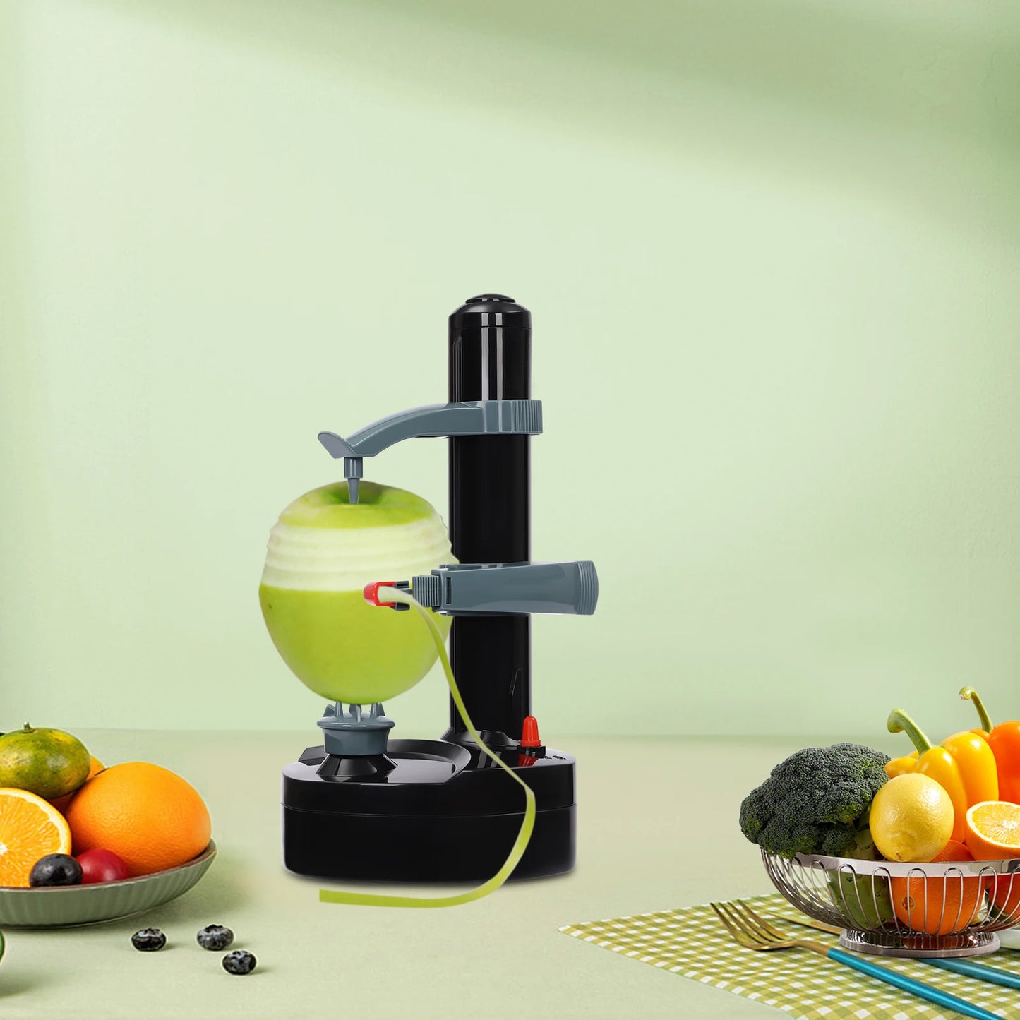 Electric Peeler For Vegetables Multi Function Fruit Potato Carrot Kitchen Automatic Rotating Peeling Tool